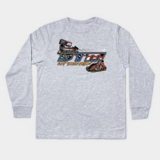 Dirt Tracks Matter Dirt Mini Sprints Kids Long Sleeve T-Shirt